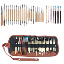 Load image into Gallery viewer, Pottery Clay Sculpting Tools Kit - 8-61 Pcs for Carving, Shaping &amp; Modeling
