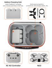 Load image into Gallery viewer, Portable Travel Bag Case For DJI NEO Fly More Combo Drone Accessories Carrying Case PU Leather Storage Waterproof Box For RC N3
