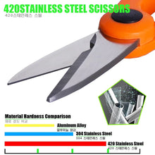 Load image into Gallery viewer, Fishing Scissors Stainless Steel Precision Fishing Line Cutter Non-slip Handle Protective Sleeve Woven Fishing Line Scissors

