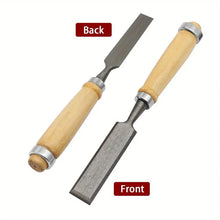 Load image into Gallery viewer, 4Pcs Wood Carving Chisels Set Professional for Woodworking - 8/12/16/20mm Comfortable Beech Handle Wood Chisel with Wood Handles
