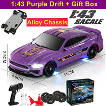 Load image into Gallery viewer, 1/64 4WD High-Speed Drift RC Car – Mini Remote Control Racing Toy for Kids &amp; Adults
