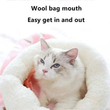 Load image into Gallery viewer, Autumn Winter Cat Kennel – Closed Cozy Sleeping Bag for Cats

