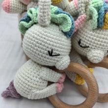 Load image into Gallery viewer, Baby Security Blanket Towel Feeding Bib Soft Towel Cotton Burping Cloth Infant Shower Gift Knitted Lovely Animal Rattle Sleep To
