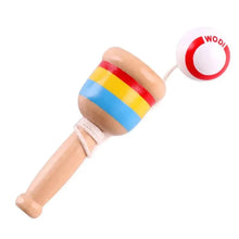 Load image into Gallery viewer, Montessori Wooden Skill Sword Cup Toy – Educational Throw &amp; Catch Game
