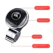 Load image into Gallery viewer, Car Steering Wheel Booster Ball – Universal Power Handle Spinner Knob with Steel Bearing
