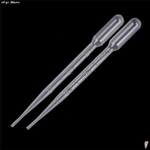 10/20PCS Transfer Pipettes 3ml Plastic Transparent Pipettes Disposable Safe Eye Dropper Transfer Graduated Pipettes Lab Supplies