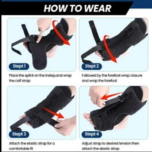 Load image into Gallery viewer, Adjustable Plantar Fasciitis Night Splint – Ankle &amp; Foot Drop Brace for Heel Pain and Achilles Tendon Relief
