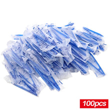 Load image into Gallery viewer, 100pcs Disposable Medical Tweezers Plastic Forceps Dental Portable Sterile Clips Dentist Lab Clinic Disposable Consumables Tool
