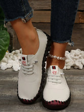 Load image into Gallery viewer, Women Shoes 2024Autumn Fashion Pu Leather Casual Shoes Handmade Sewing Soft Comfortable Mom Shoes Women Sneakers Chaussure Femme
