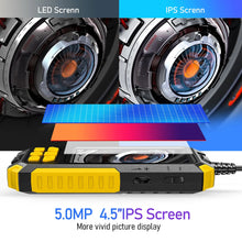 Load image into Gallery viewer, 4.5 &quot;IPS Screen Dual Lens Industrial Endoscope 2.0 MP Bore Scope Snake Camera IP68 Sewer Pipe Drain Inspection Camera with 8 LED
