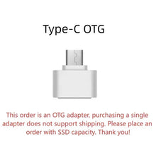 Load image into Gallery viewer, External Hard Drive SSD 4TB - USB 3.0 Solid Disk Fast Transfer Shockproof Large Backup Plug &amp; Play Compatible with Mac/PC/Phones
