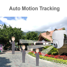 Load image into Gallery viewer, Dual Lens PTZ IP Camera 4000 mA Battery Wireless Auto Track Cctv Security Surveillance Video Full Color Night Vision HD Home Cam
