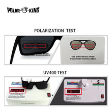 Load image into Gallery viewer, Polarking Polarized Sunglasses Men Vintage Sun Glasses Classic Design UV400 Protection Polaroid Lens Light Frame Driving Fishing
