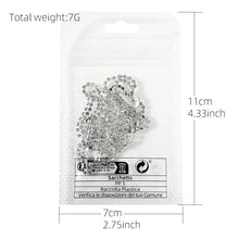 Load image into Gallery viewer, 100/50cm Luxury Crystal Chain Nail Charms - 1.5/2mm Clear &amp; AB Diamond Nail Art Decoration

