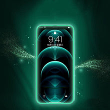 Load image into Gallery viewer, 2Pcs Luminous Protective Glass For iPhone 14 13 12 11 Pro Max X XR XS Screen Protector For 7 8 6 Plus SE3 Glowing Tempered Glass  Luminous Glowing Tempered Glass Screen Protector for iPhone
