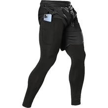 Load image into Gallery viewer, Men’s 2-in-1 Quick-Dry Training Pants – Athletic Joggers for Running, Gym &amp; Fitness
