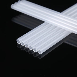 6 pack Replacement Straws for Stanley 40oz Adventure Quencher Travel Tumbler, Reusable Plastic Straws with Cleaning Brush