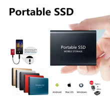 Load image into Gallery viewer, Portable SSD 1TB External Hard Drive High-speed Mobile Solid State Drive External Storage Decives Hard Disks for PC/ Mac
