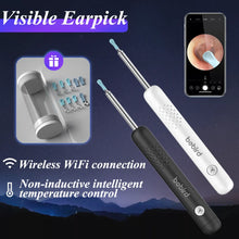 Load image into Gallery viewer, 2023 New R1 Wireless Visual Silicone Ear Spoon Safe Endoscope Earpick with 1080P FHD Camera Otoscope Ear Cleaner For Kids Adults
