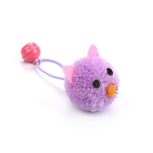 Load image into Gallery viewer, 4pcs/lot Plush Mouse Cat Toy Cute Bell Mice Funny Cat Toys Cute Plush Teeth Cleaning Balls Chewing Soft Molar Toy Faux Pet Toy Colorful Plush Mouse Head with Bell Rope Cat Toy Interactive Cat Toy
