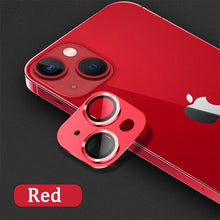 Load image into Gallery viewer, Camera Lens Protector on For iPhone 14 13 12 Pro Max 13Mini Tempered Glass For iPhone 11 13 14 Pro 14Plus Metal Camera Protector Camera Film Protective Lens Case
