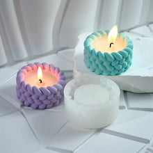 Load image into Gallery viewer, Hemp Rope Candle Cup Silicone Mold – DIY Succulent Pot, Cement, Resin &amp; Gypsum Craft Mold for Home Décor &amp; Storage Boxes
