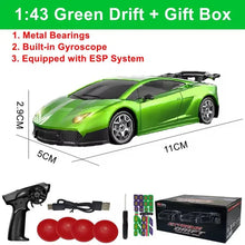 Load image into Gallery viewer, 1/64 4WD High-Speed Drift RC Car – Mini Remote Control Racing Toy for Kids &amp; Adults

