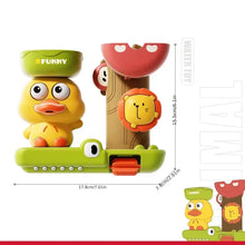 Load image into Gallery viewer, Baby Bath Toys  For Kids Interactive Bath Toy with Suction Cups Cartoon Duck Water Tub toys Bathtub Toy for Boys Girls Infant

