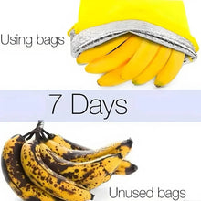 Load image into Gallery viewer, Durable Yellow Banana Storage Bag – Insulated Fresh-Keep Drawstring Bag for Fruits &amp; Vegetables | Reusable Banana Preservation Pouch
