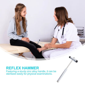 Hammer Reflex Double Headed Plexor Knee Zinc Alloy Metal Mdf Neuro Tromner Neurology Diagnostic