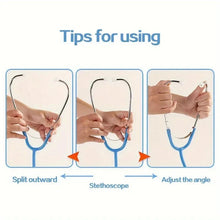 Load image into Gallery viewer, Stethoscope Toy, Simulated Doctor Toy, Nurse Health Medical Single Head Stethoscope, Role-playing Pretend Doctor Toy
