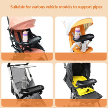 Load image into Gallery viewer, 3 in 1 Universal Stroller Tray with Cup Holder &amp; Snack Catcher
