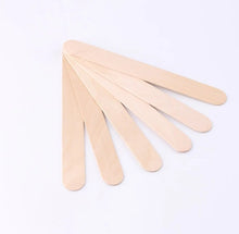 Load image into Gallery viewer, 50PCS Disposable Woman Wooden Waxing Wax Spatulas Spatula Tongue Depressor Hair Removal Stick Wax Medical Stick Beauty Health
