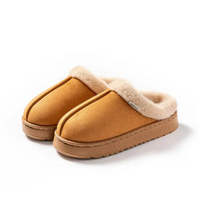 Load image into Gallery viewer, Fashion Women Fluffy Slippers for Autumn and Winter Indoor EVA Thick Sole Anti-Slip and Warm Unisex Slippers for Winter
