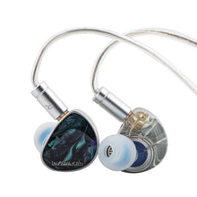 Load image into Gallery viewer, INAWAKEN DAWN Ms Purple-Gold Diaphragm Dynamic Driver IEM Headphones with OFC Shielded Cable for Audiophiles Musicians
