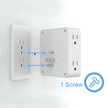 Load image into Gallery viewer, TESSAN Multi Outlet Splitter with 8 AC Outlets &amp; 3 USB (1 USB C) Surge Protector Multi Outlet Extender for Home Office Dorm
