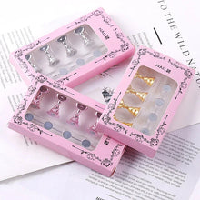 Load image into Gallery viewer, Magnetic Nail Holder Set - 5/30pcs False Nail Tip Practice Stand with Crystal Base

