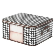 Load image into Gallery viewer, Large Clear Foldable Storage Box – Zippered Clothes Organizer with Handles
