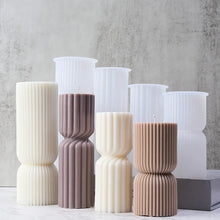Load image into Gallery viewer, Nordic Style Cylindrical Candle Silicone Mold Aromath Candles Soap Making DIY Plaster Resin Craft Casting Molds Home Table Decor
