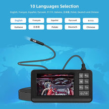 Load image into Gallery viewer, KERUI Dual Lens Industrial Endoscope Inspection Camera with Screen IP67 Waterproof Snake 1080P Handheld Digital Video Borescope
