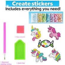 Load image into Gallery viewer, Big Gem Diamond Painting Kit - DIY Mosaic Art &amp; Sticker Craft for Kids
