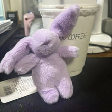 Load image into Gallery viewer, Cute Cartoon Rabbit Plush Keychain – Pompom Bag &amp; Phone Pendant
