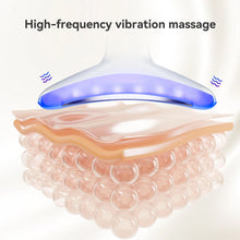 Load image into Gallery viewer, 3 in 1 EMS Neck Face Beauty Device with Thermal Neck Lifting Vibration LED Facial Massager Double Chin Remover Skin Care Tool
