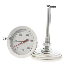 Load image into Gallery viewer, Stainless Steel BBQ Thermometer Meat Thermometer Temperature Meter BBQ Food Cooking Meat Gauge Kitchen Tools 0-500℃
