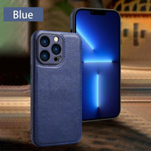 Load image into Gallery viewer, Luxury PU leather Phone Case For iPhone 14 13 Pro Max 12Pro 11Pro Max 13 12 Pro XS MAX XR X SE 7 8 plus Fashion Back Cover Leather Back Case for iPhone 14 Pro  Shockproof Cover for iPhone
