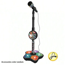 Load image into Gallery viewer, Kids Microphone Stand Toy, Portable Children's Karaoke Electronic, Durable Party Karaoke Microphone Stand, Kids Karaoke Machine
