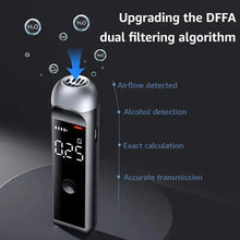 Load image into Gallery viewer, Alcotester Breath Alcohol Tester Breathalyzer Alcoholimetro Digital Detector for Home Display Drunk Driving Car Electronics
