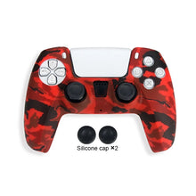 Load image into Gallery viewer, DATA FROG Camo Protective Skin Cover For SONY Playstation 5 Silicone Case Grip for PS5 Controller Accessories
