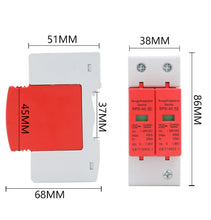 Load image into Gallery viewer, AC SPD 1P+N 3P+N 2P 4P 20KA~40KA C ~385VAC House Surge Protector protection Protective Low-voltage Arrester Device
