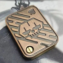 Load image into Gallery viewer, Fidget Spinner KK Pop Fingertip Gyro Solution Pressure Reduction Toy Push Poker Push Card EDC stainless Steel Toys Adult Gifts
